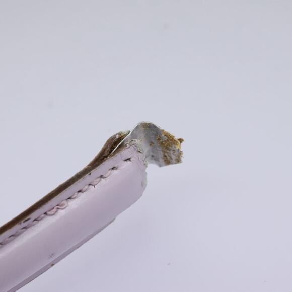 CELINE Hand Bag Leather Purple Gold - Picture 9 of 13